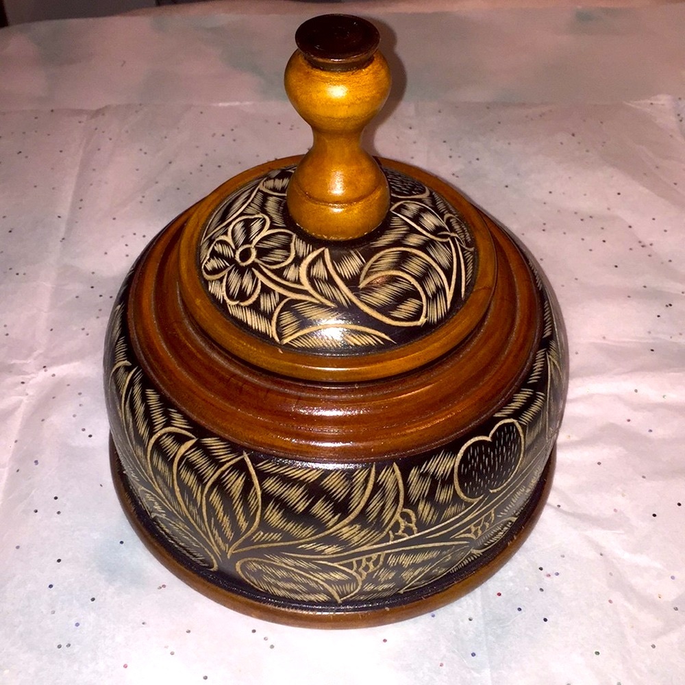 Handcrafted wooden decor